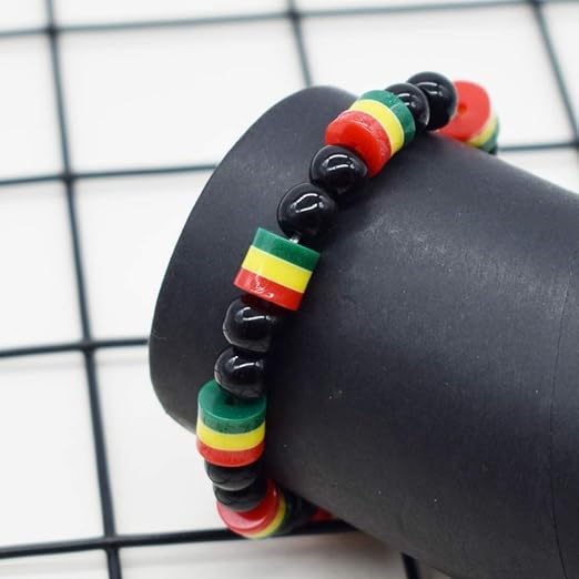 Rastafari Bead Bracelet