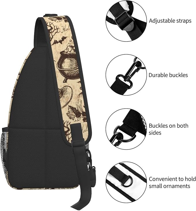 Vintage Skull Sling Bag