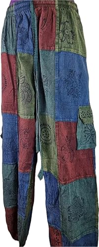 Patchwork Jogger Pants