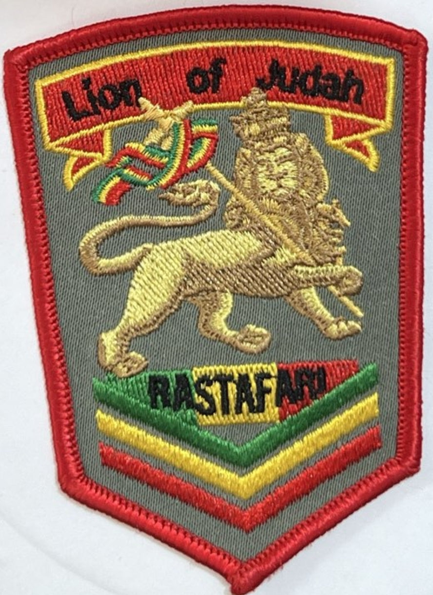 Lion of Judah Rastafari Patch