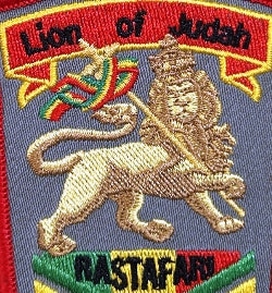 Lion of Judah Rastafari Patch