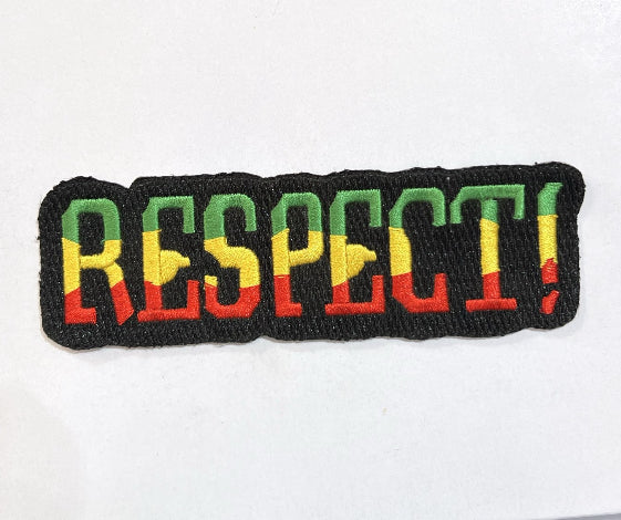 &quot;RESPECT!&quot; Rastafari Patch