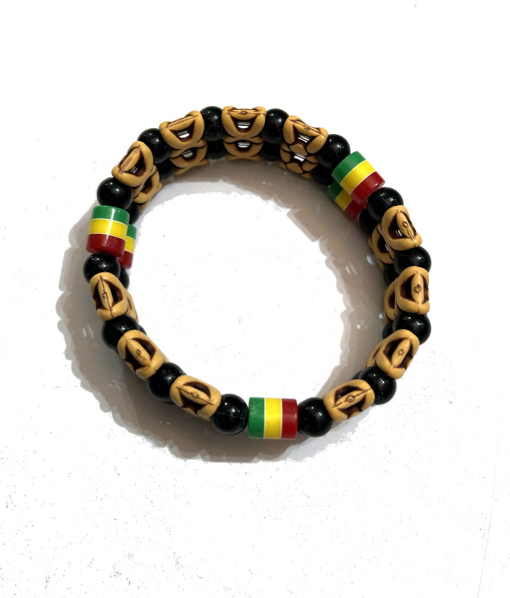 Rastafari Bead Bracelet