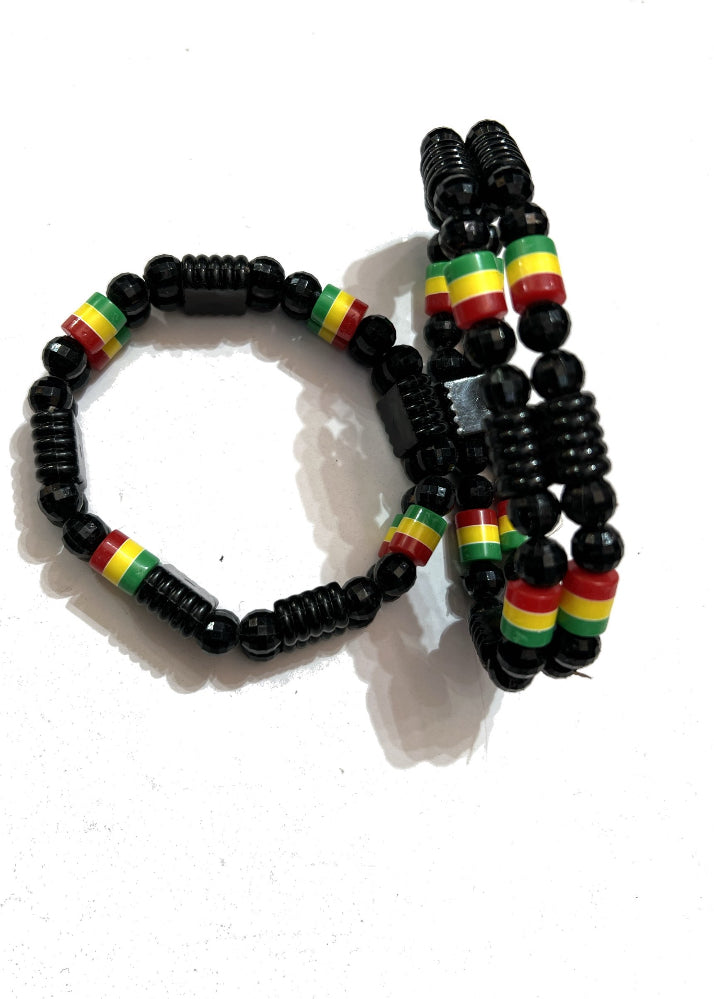 Rastafari Bead Bracelet
