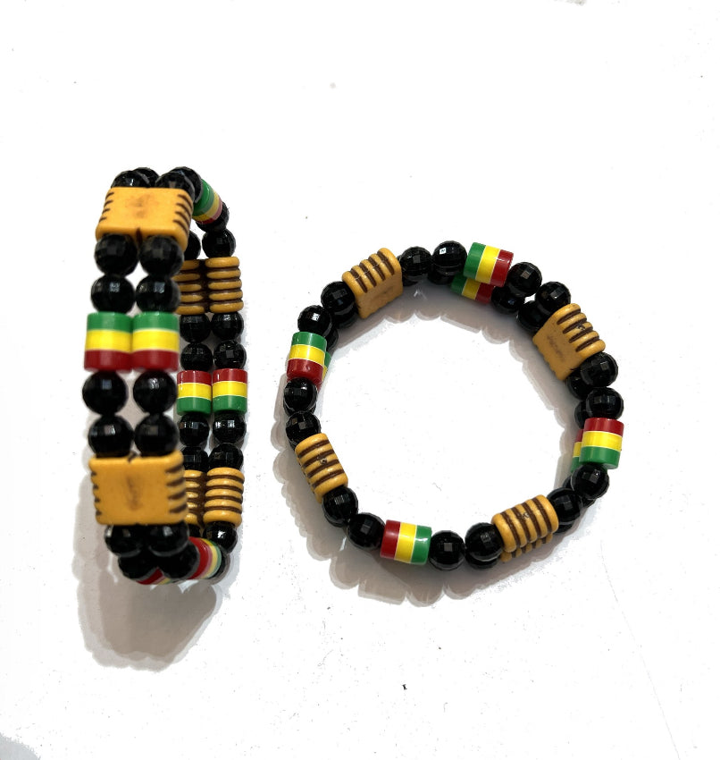 Rastafari Bead Bracelet
