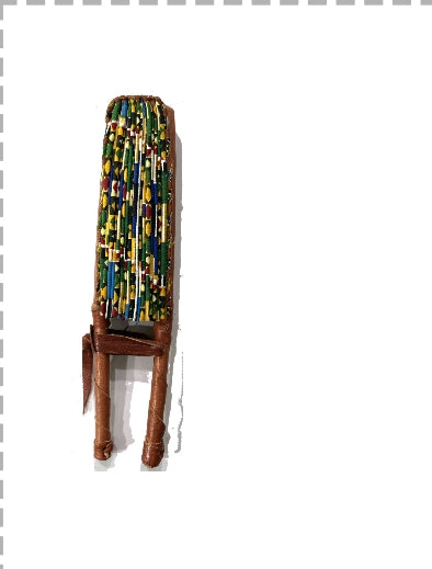 African Print Hand Fan