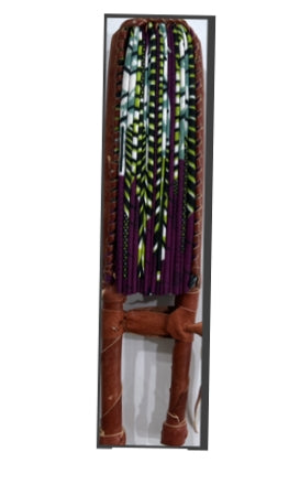 African Print Hand Fan