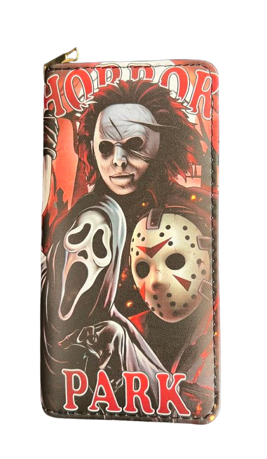 Horror Park Zip-Up Wallet