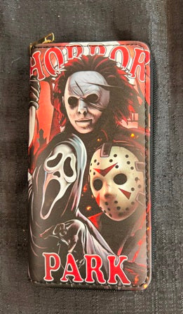 Horror Park Zip-Up Wallet