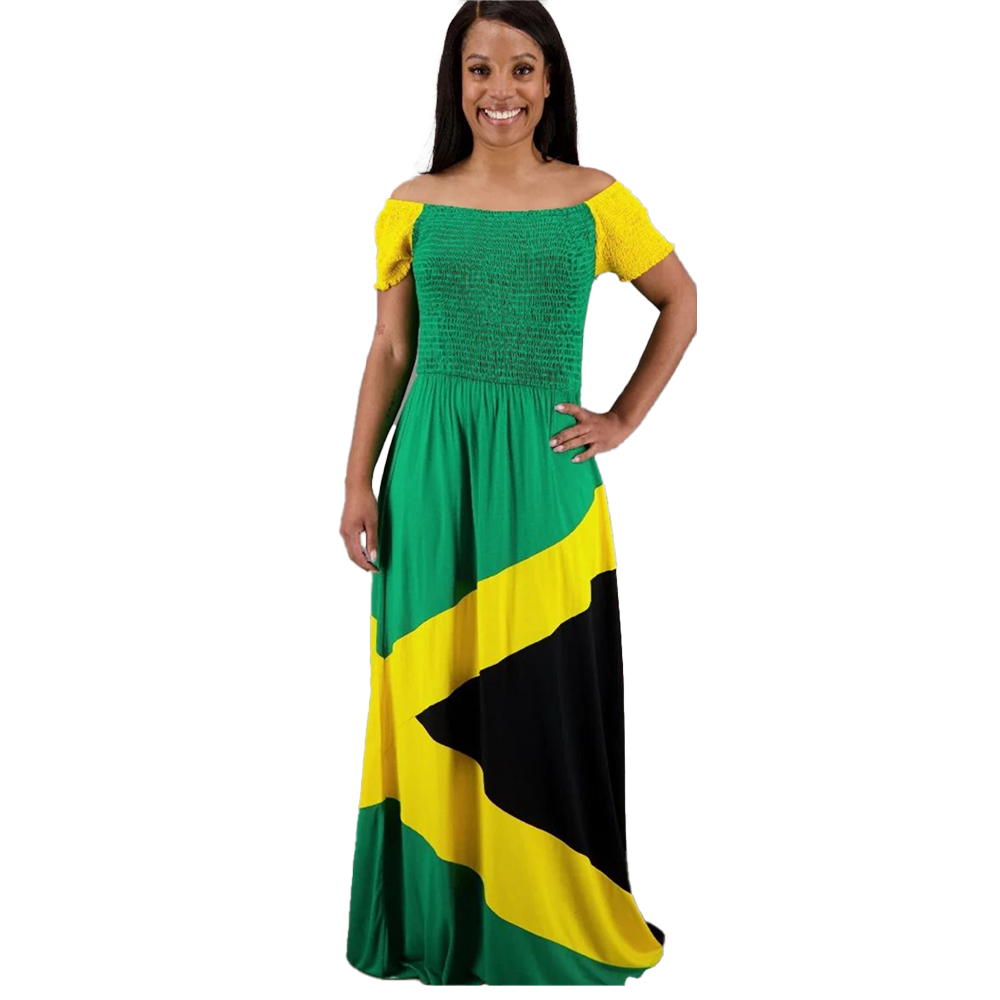Rasta Maxi dress One size fit