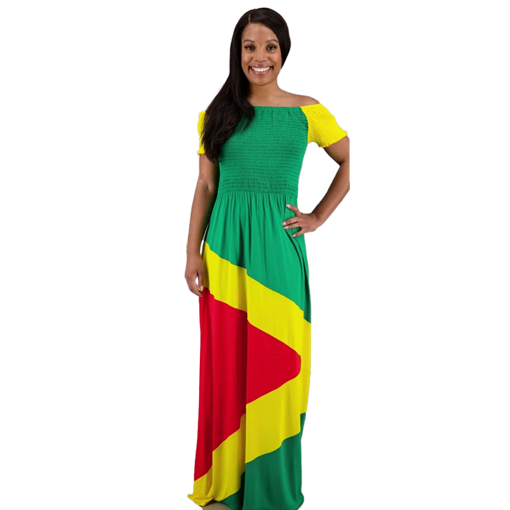 Rasta Maxi dress One size fit
