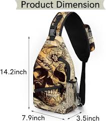 Vintage Skull Sling Bag